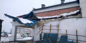 В Глуском районе обрушилась кровля торгового центра