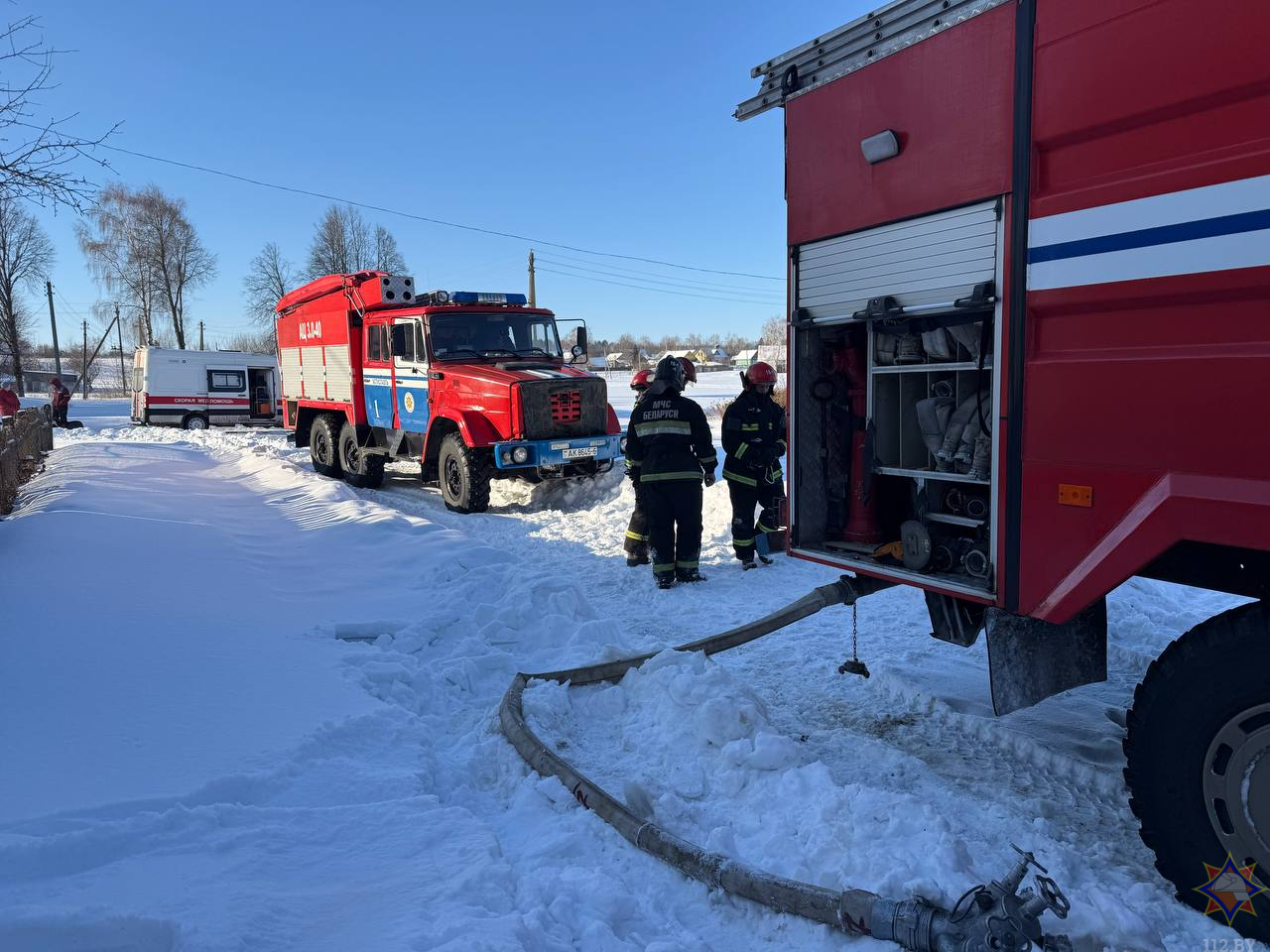 Два человека погибли при пожаре в Мстиславском районе