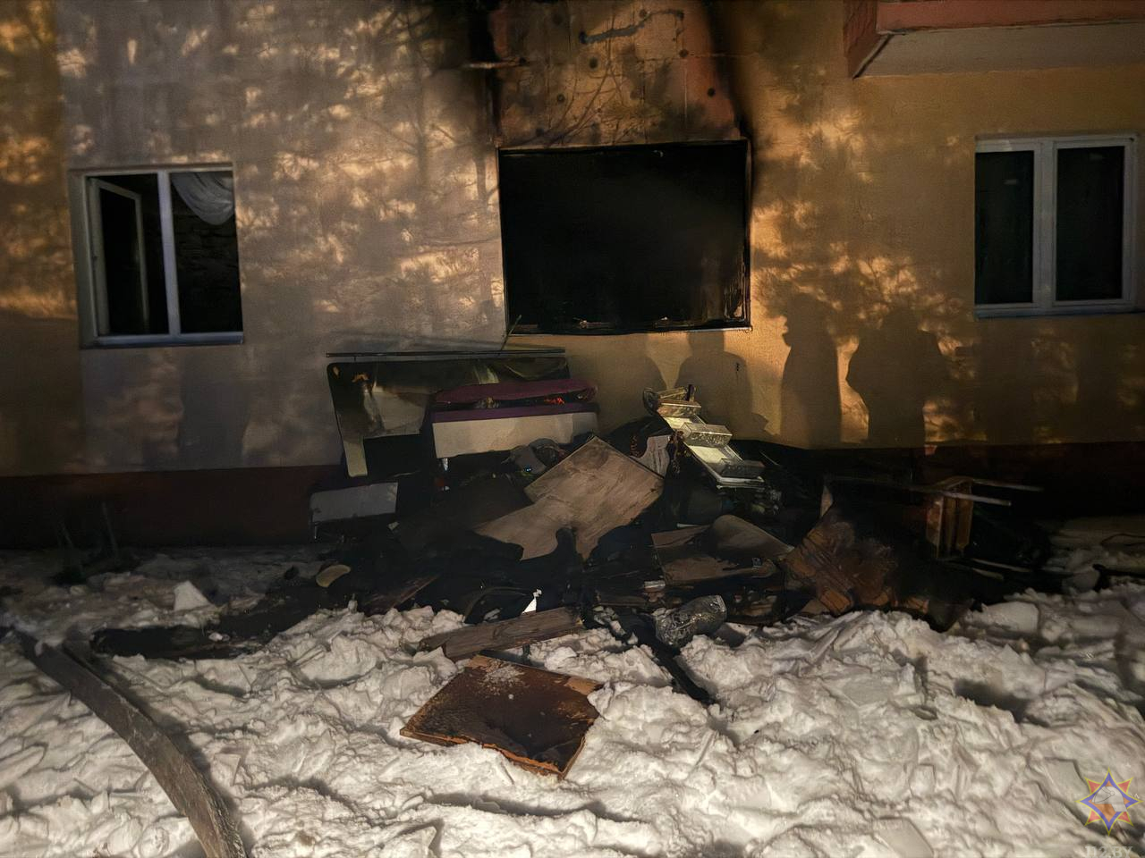 В Мстиславле горело общежитие