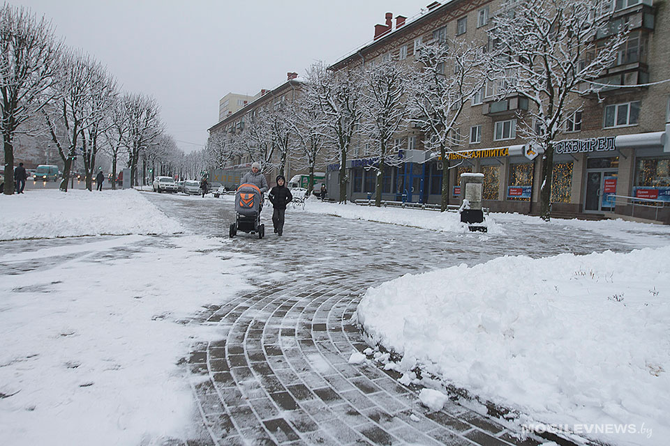 Погода на 19 февраля: ночью местами сильный снег и не ниже 9°С в дневные часы в Могилевской области