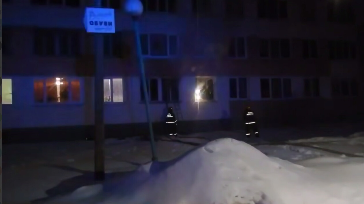 Ночной пожар на Днепровском бульваре в Могилеве: эвакуированы 12 человек