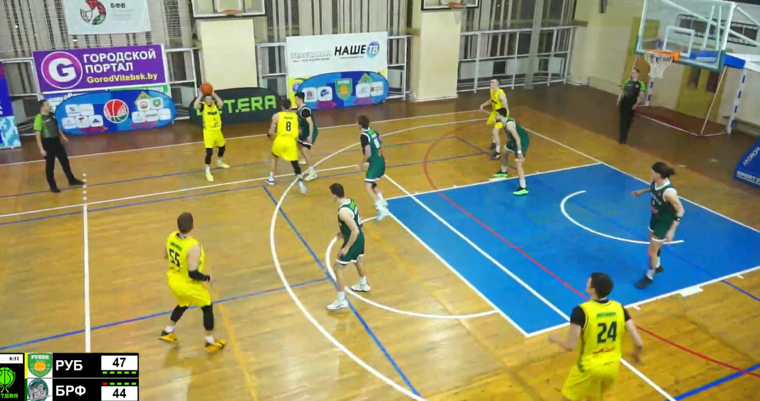 Минус 10 перед финальной четвертью — плюс 4 в итоге: «Борисфен» вырвал победу у «Рубона» в Витебске