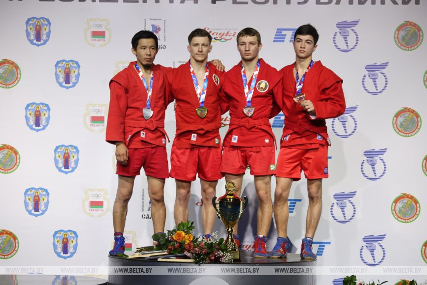 Три медали для Могилева: золото и две бронзы на международном турнире по самбо в Минске