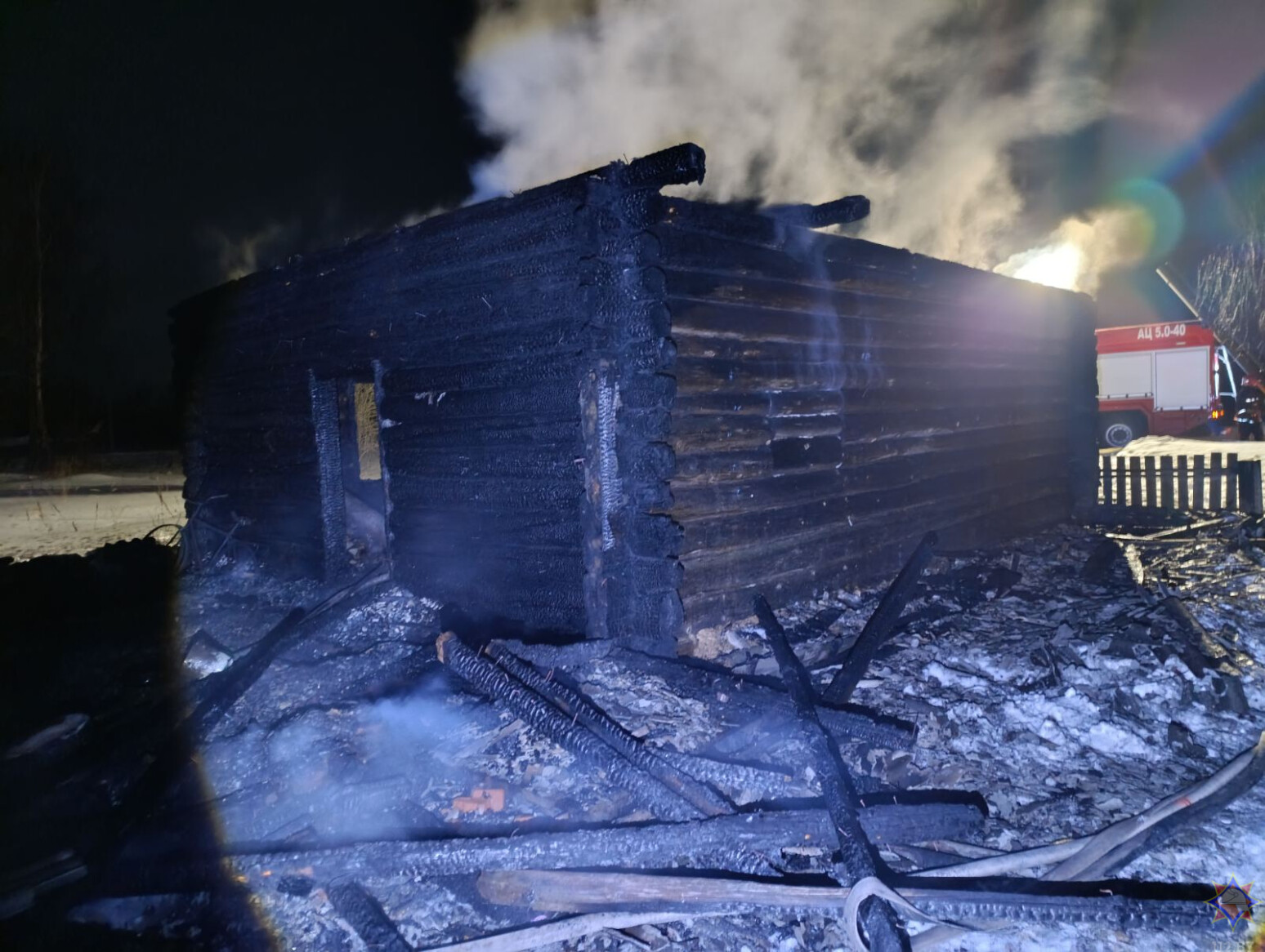 Мужчина погиб при пожаре в Хотимском районе