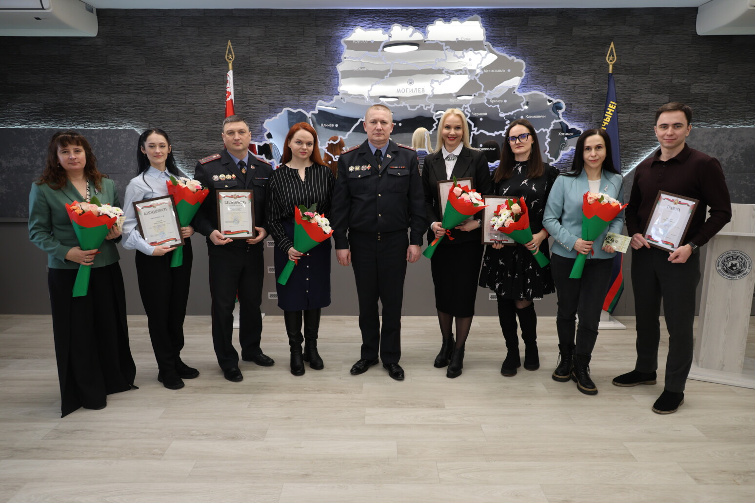 В преддверии Дня белорусской милиции в Департаменте охраны чествовали журналистов