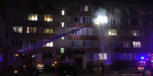 В Могилеве при пожаре в общежитии погибла женщина
