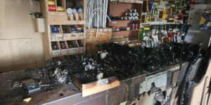 Строительный магазин горел в Могилеве