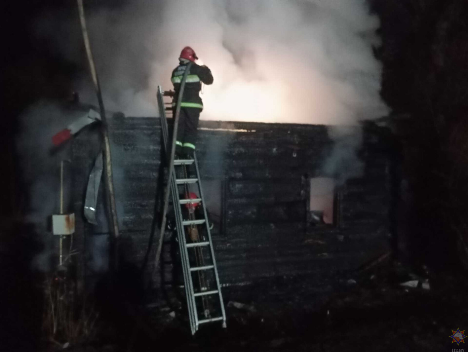 В Славгородском районе при пожаре погиб мужчина