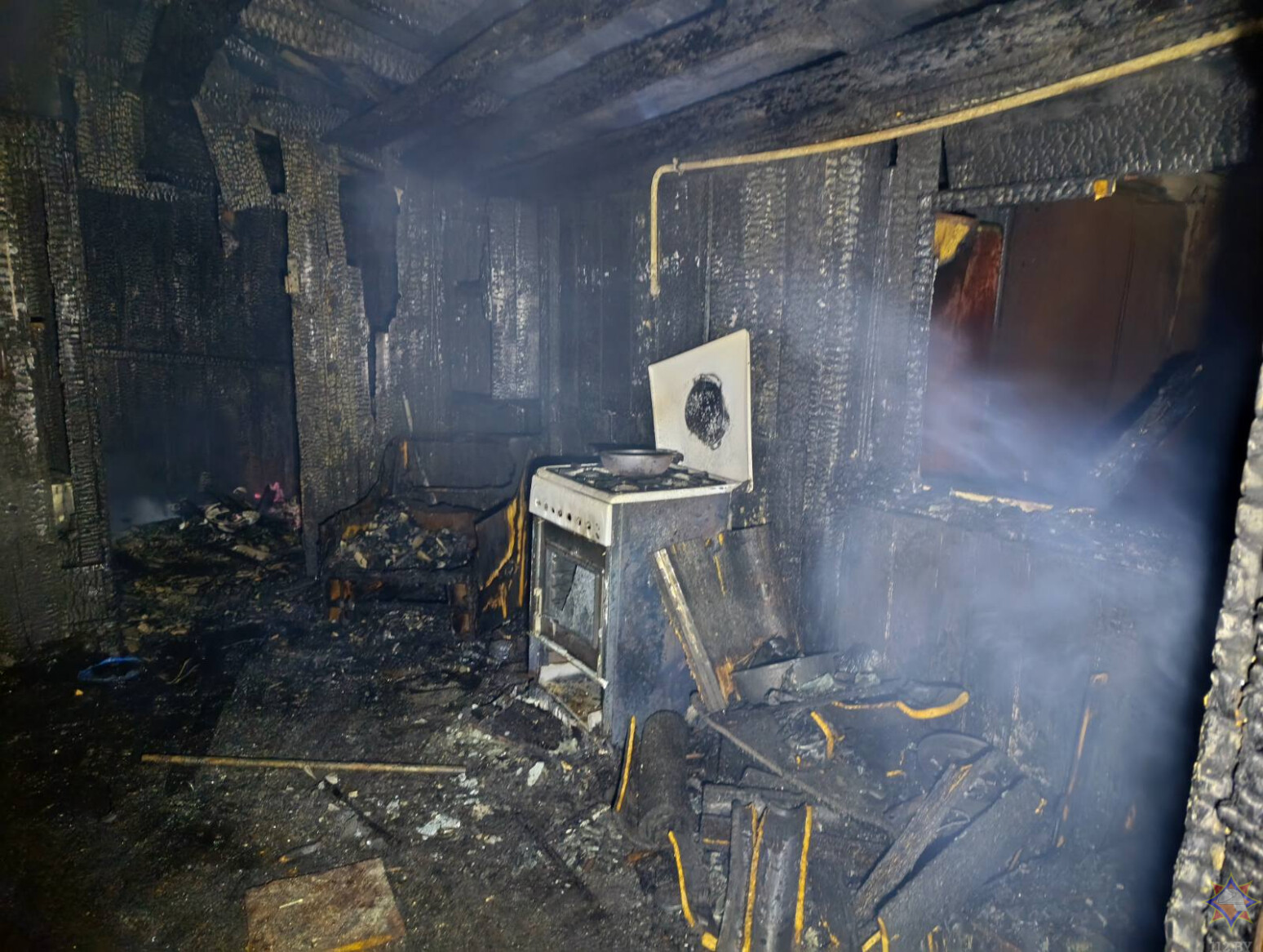 Мужчина погиб при пожаре в Быховском районе