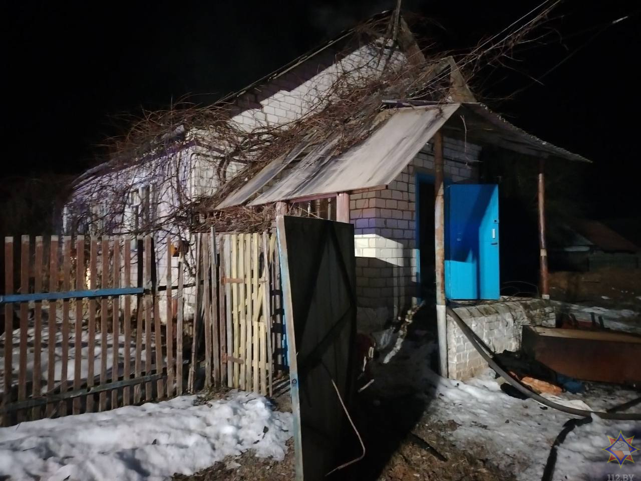 На пожаре в Быховском районе работники МЧС спасли мужчину