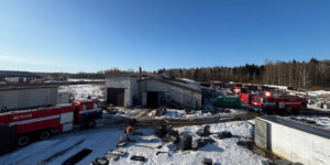 Цех по производству мебели горел под Могилевом