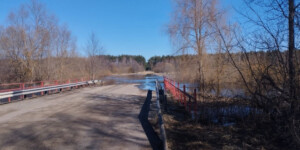 Дорогу подтопило под Хотимском — как объехать