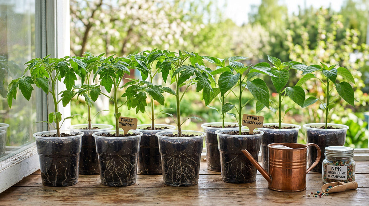 Чем подкормить рассаду в марте — лучшие варианты для роста