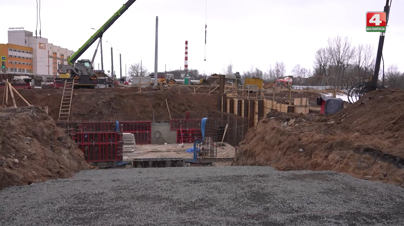 Подземный переход у ТЦ «ПерекрестОК центр» в Могилеве готов на 30% — когда завершат строительство?