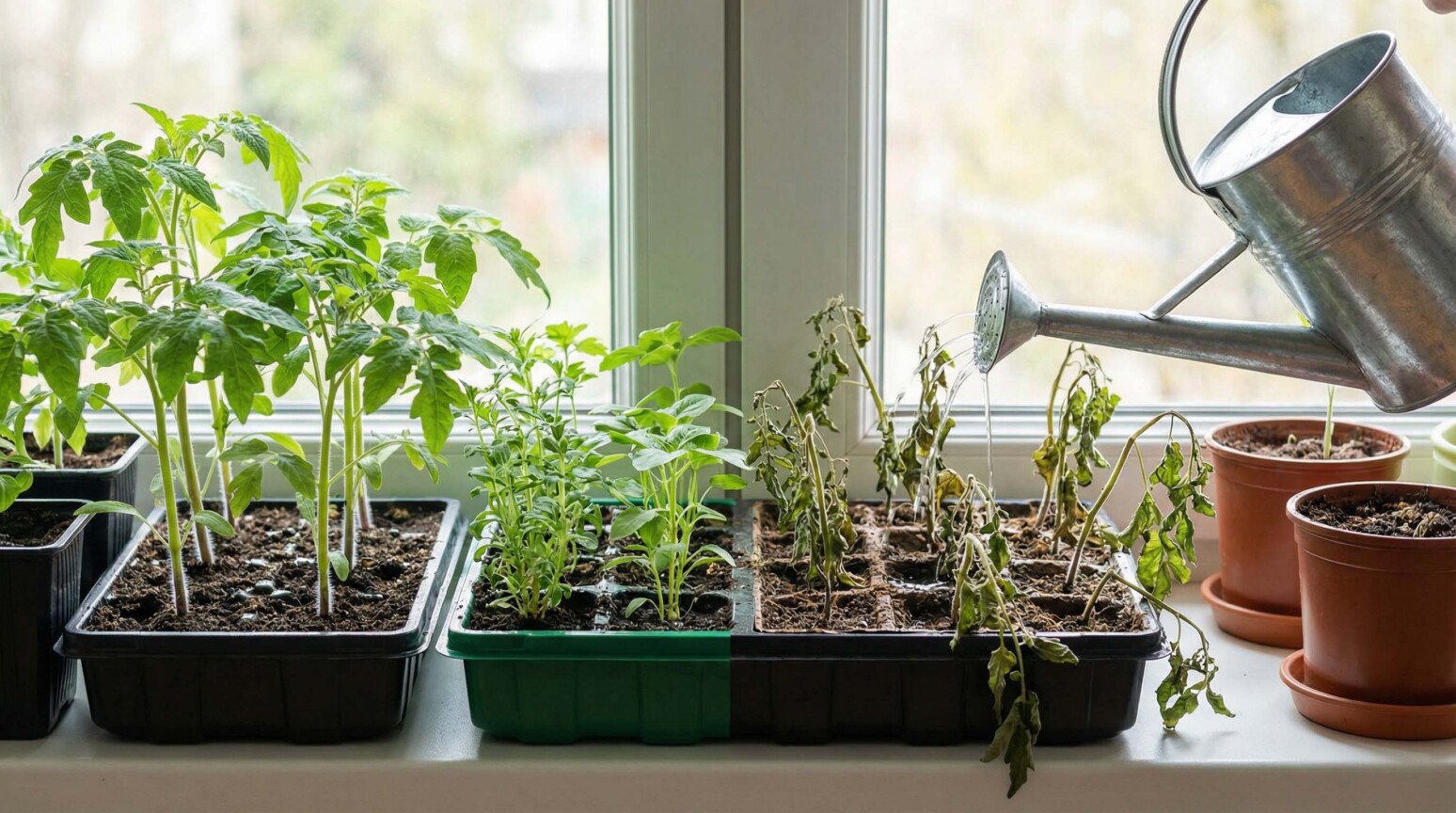 Как правильно поливать рассаду: ошибки, которые замедляют рост