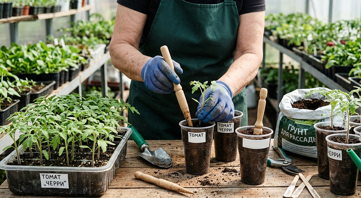 Пикировка рассады томатов пошагово: как правильно без повреждения корней
