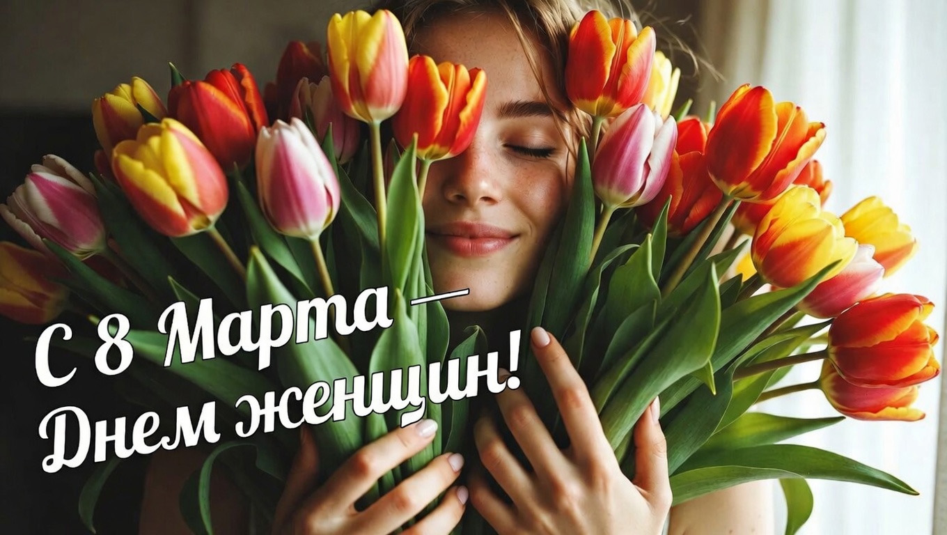 Поздравление с Днем женщин