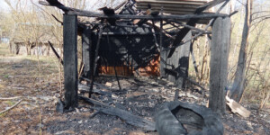 В Климовичском районе сгорел сарай при сжигании мусора