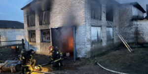 Молочно-товарная ферма горела в Мстиславском районе