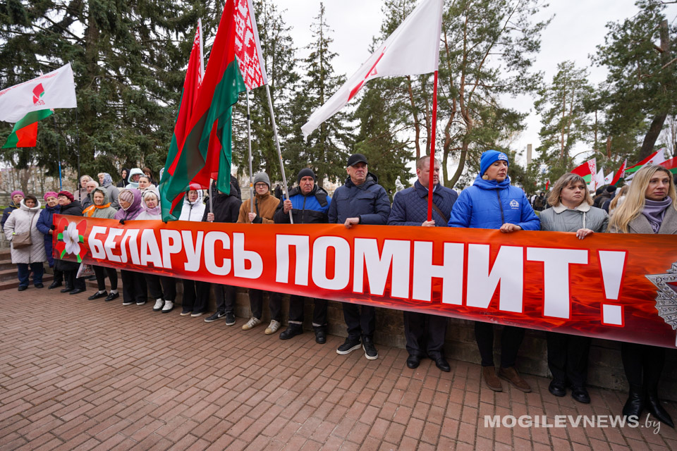 В Могилеве почтили память узников Луполовского лагеря