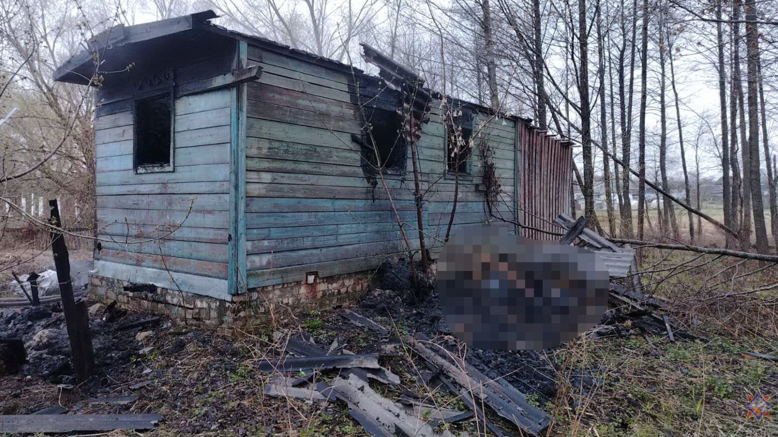 В Климовичах при пожаре погиб мужчина