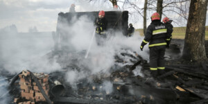 Мужчина пострадал при пожаре бани в Мстиславском районе