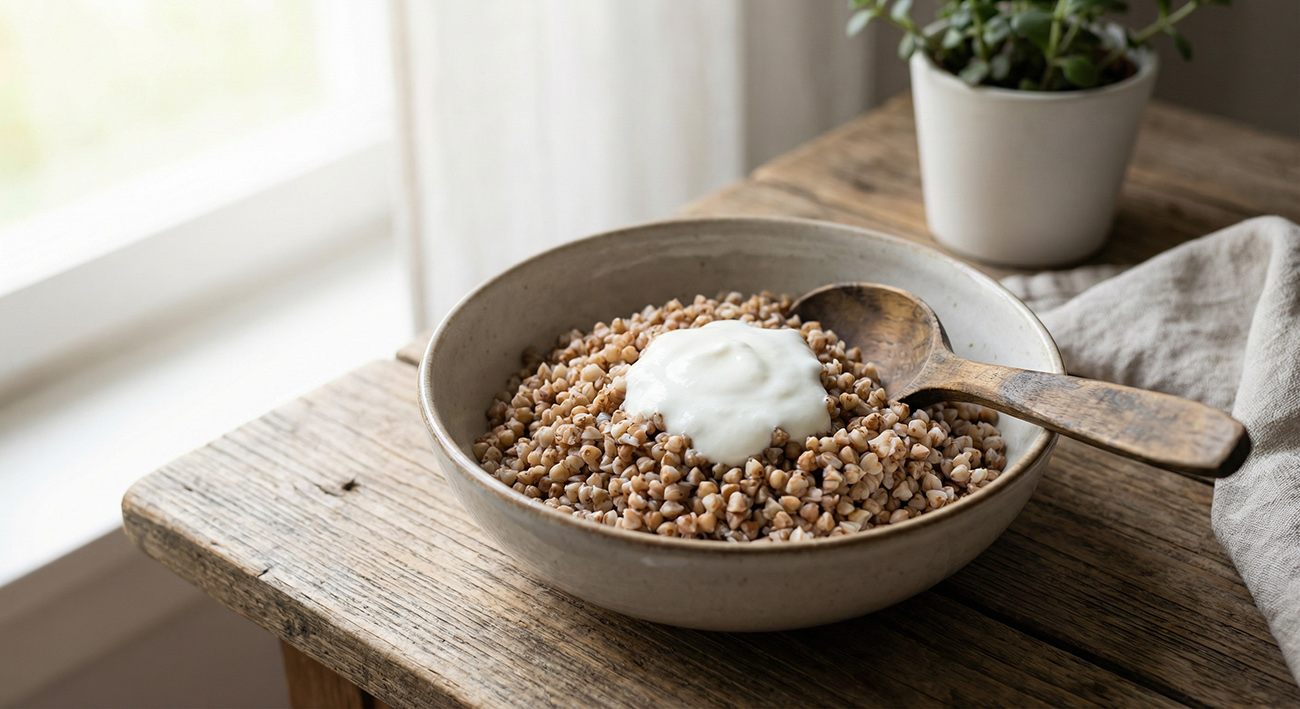 Гречка с кефиром утром: что происходит с организмом через 7 дней