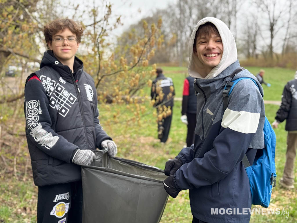 Молодежь Могилева внесла свой вклад в благоустройство