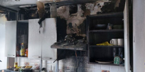 В Могилеве на улице Лазаренко загорелась квартира