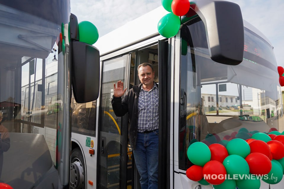 Могилевский филиал Автобусный парк № 1 ОАО «Могилевоблавтотранс» получил существенное пополнение. Фото