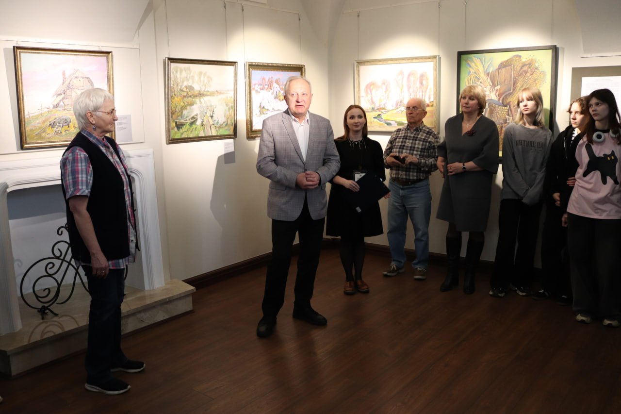  В областном центре проходит выставка «Ускользающее и вечное. Георгий и Наталья Поплавские»