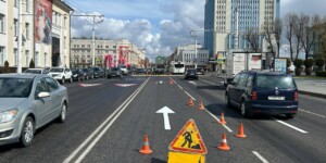 Разметку обновляют в Могилеве: где идут работы сегодня