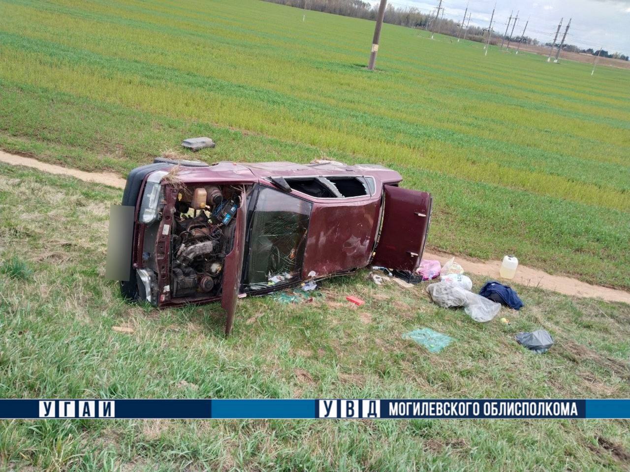 ДТП под Могилевом: в больницу попали трое маленьких детей