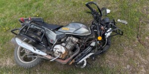 В Бобруйске мотоциклист столкнулся с такси