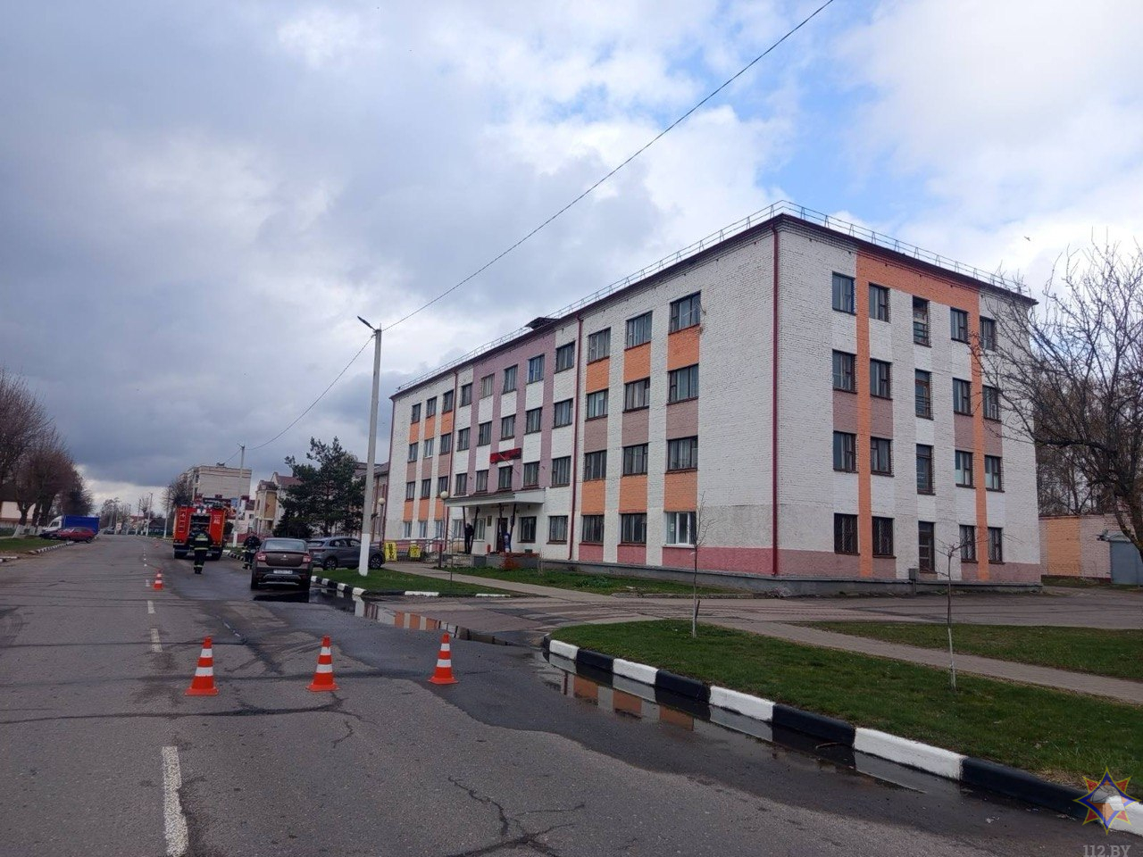 В Быхове горело общежитие