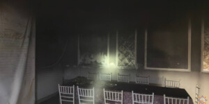 В Могилеве горело кафе на Первомайской