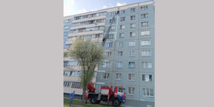 В Бобруйске промышленный альпинист запутался в снаряжении на высоте