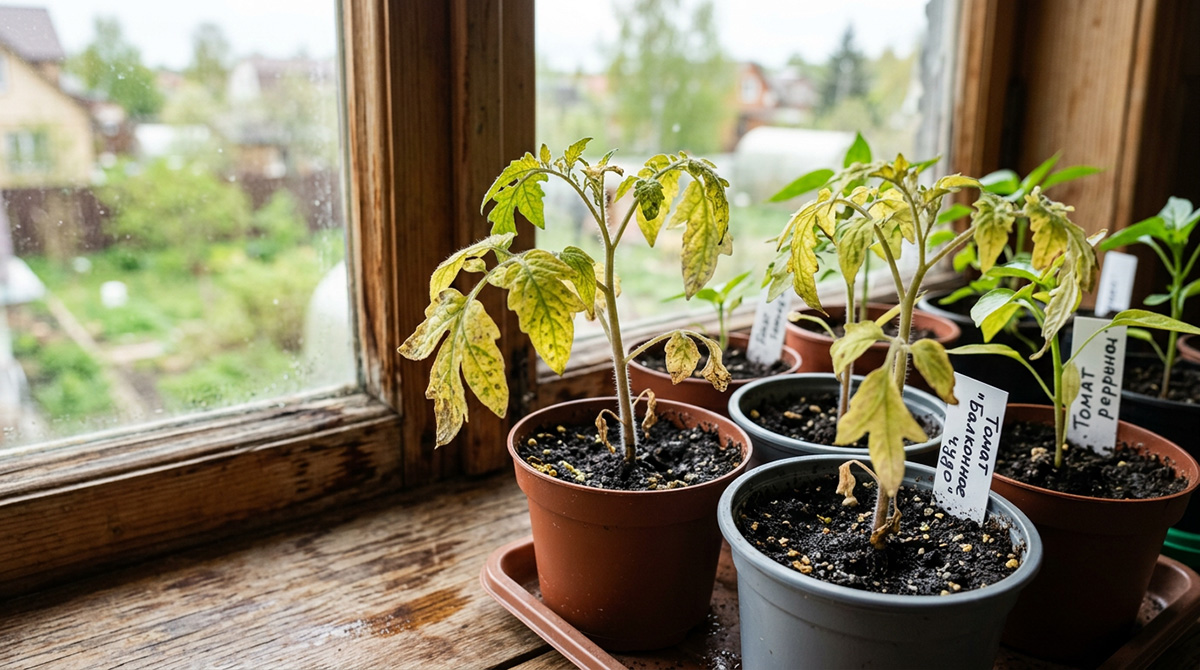 Почему желтеет рассада: 5 причин и что делать прямо сейчас