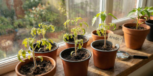 Почему скручиваются листья у рассады: 5 причин и что делать