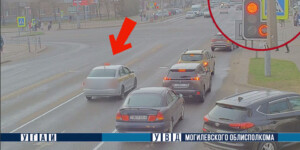 Красный свет не остановил: таксиста наказали в Могилеве