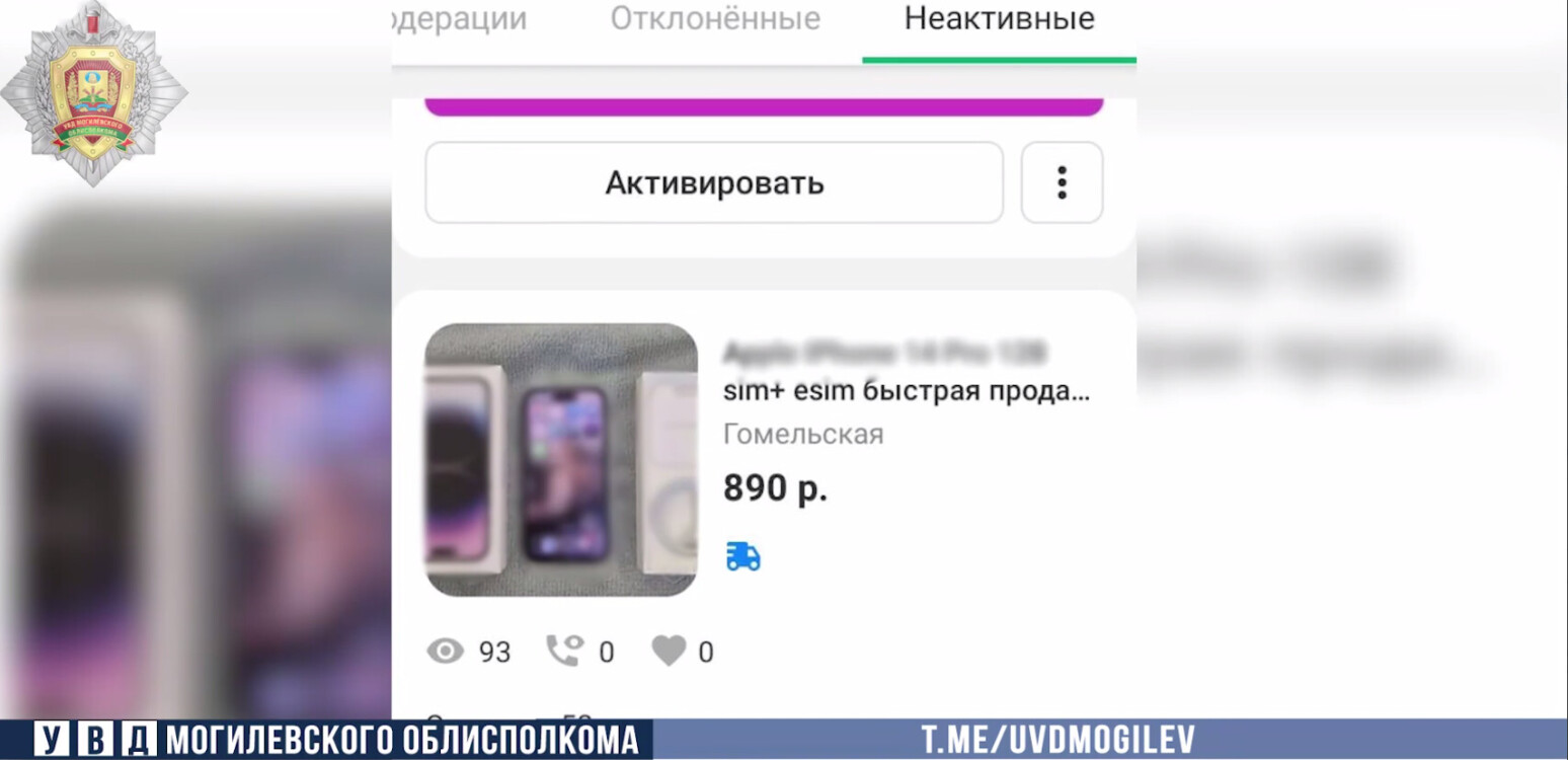 Могилевчанин попался на мошенничестве в интернете