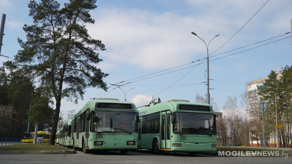 Изменение в работе троллейбусов в Могилеве в период с 18 по 30 апреля