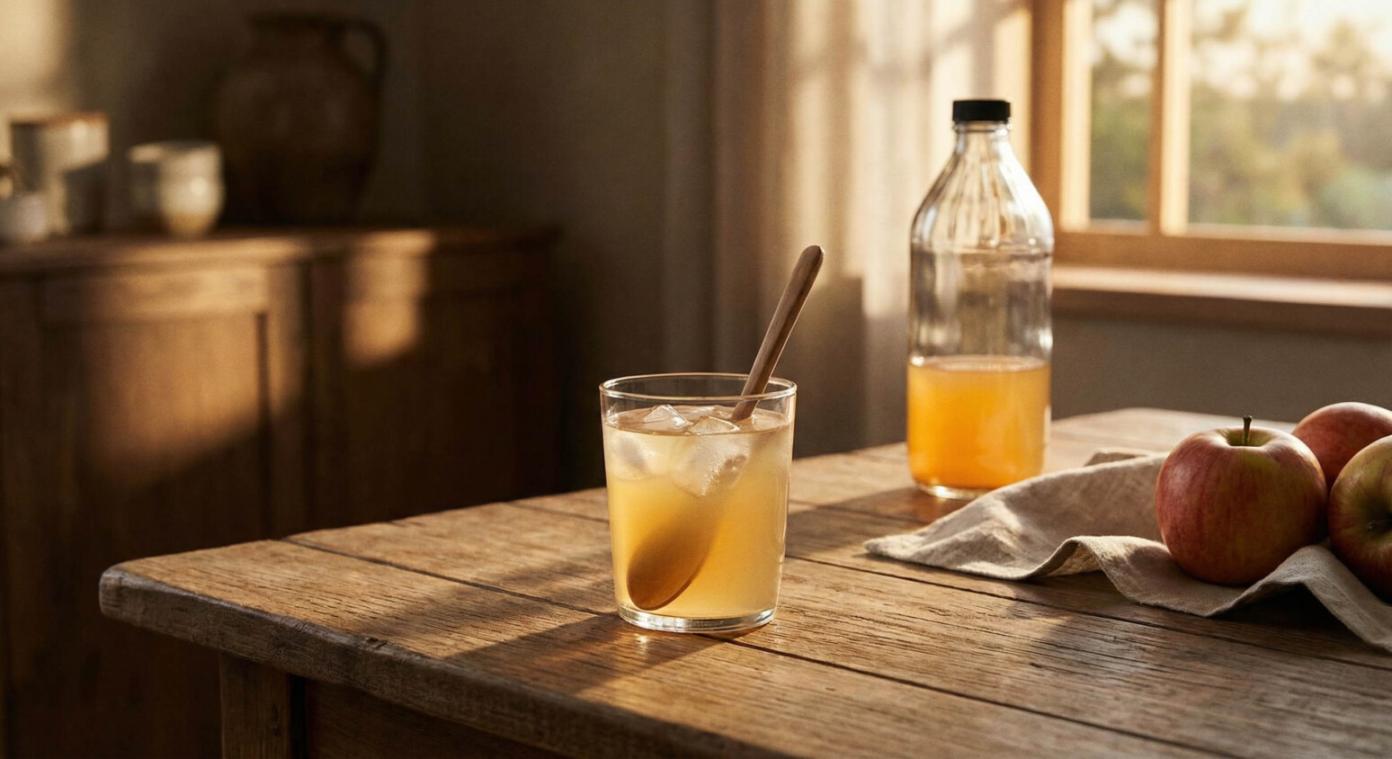 Яблочный уксус перед сном: что происходит с сахаром, весом и кишечником