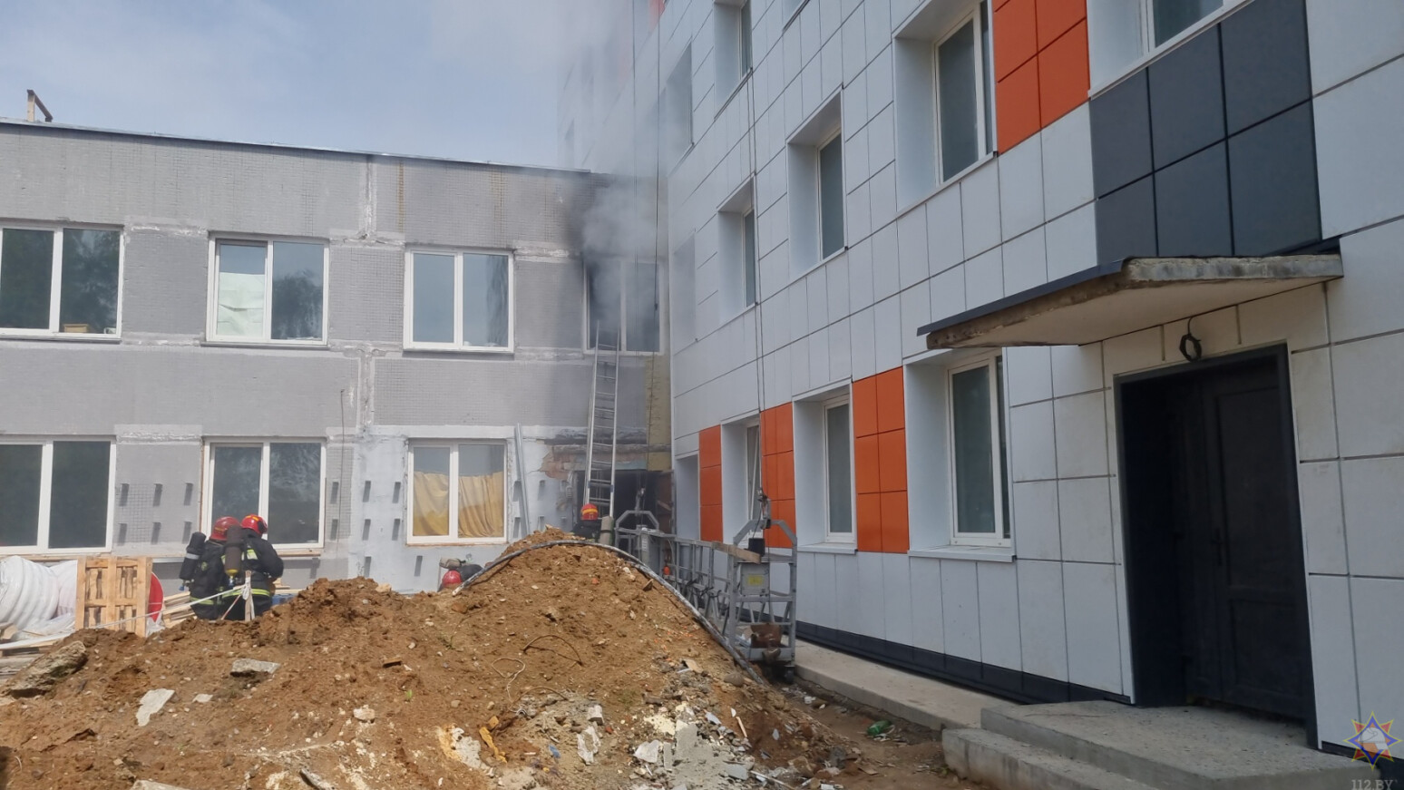 В Могилеве произошел пожар в здании психиатрического центра