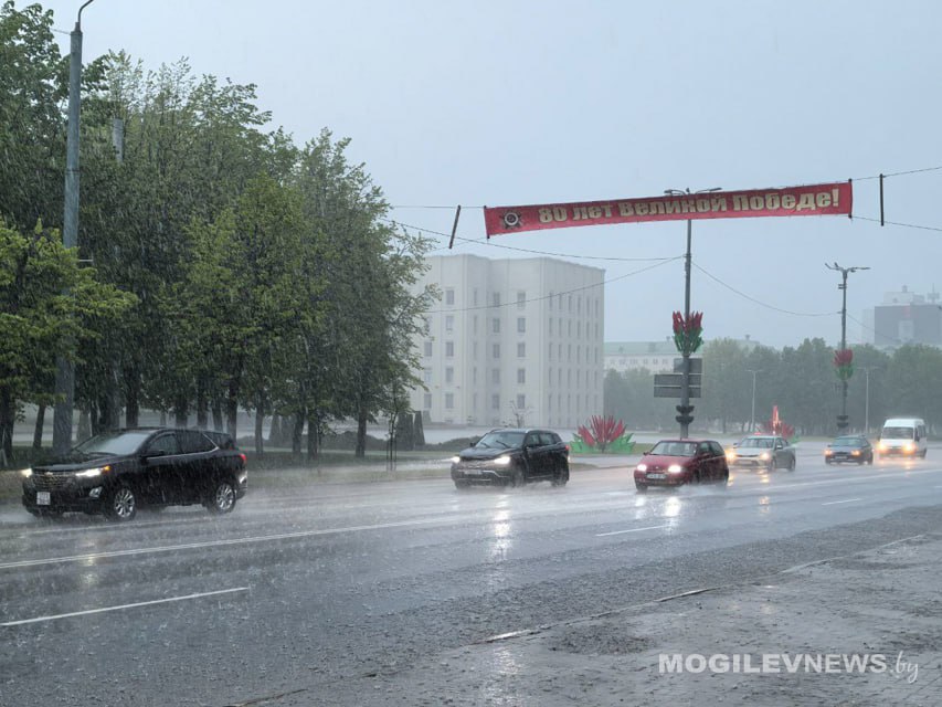 Без жары, но с осадками и порывистым ветром прогнозируется в Могилевской области в начале следующей недели
