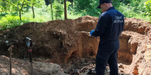 Новые ямы-захоронения времен Великой Отечественной войны в казимировском лесу в Могилеве