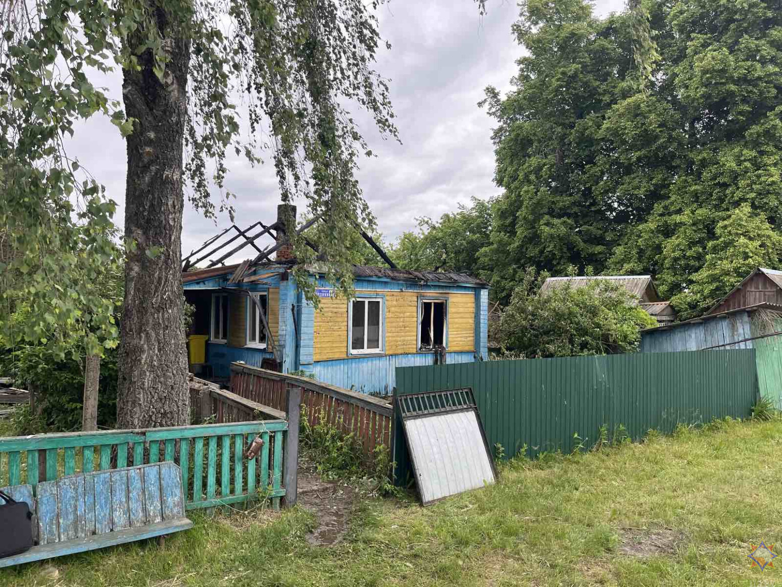 В Чериковском районе на пожаре погиб пенсионер