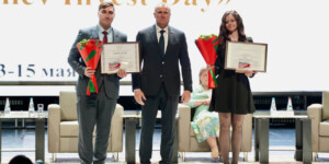 Анатолий Исаченко вручил награды победителям областного конкурса стартап-проектов «Mogilev Invest Day». Фото