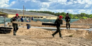 Рассказываем, как идет строительство профилактория для телят на МТК «Калатичи» Глусского района. Фото