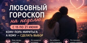Любовный гороскоп на неделю с 15 по 21 июня: кому пора мириться, а кому — сделать выбор